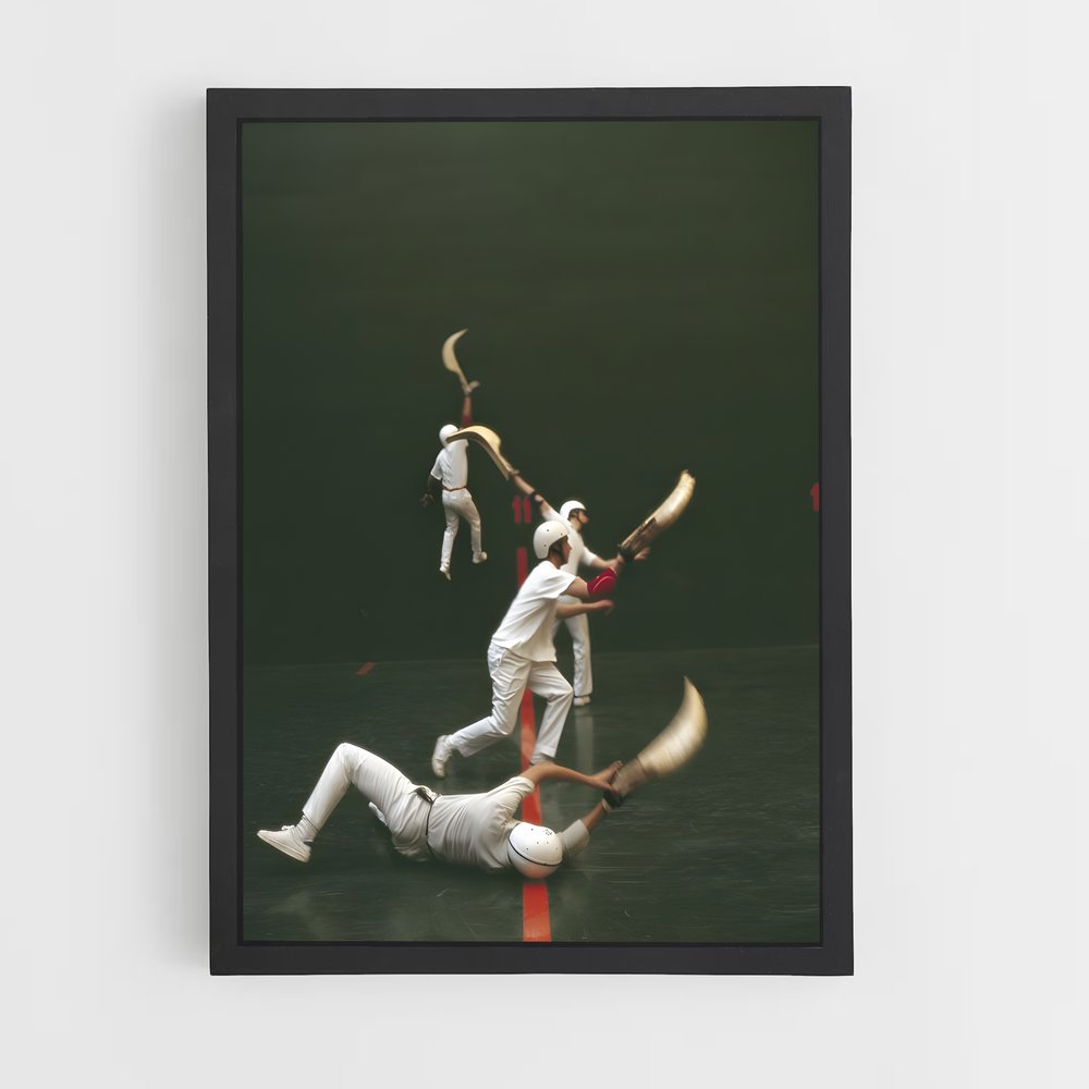 Poster L'Art de la Pelote – affiche Pelote basque (vue 2)